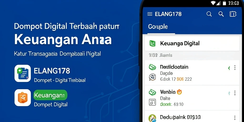 Antarmuka aplikasi ELANG178 yang modern dan fungsional.